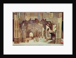 Stage model for the opera 'Tannhauser' by Richard Wagner by German School