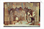 Stage model for the opera 'Tannhauser' by Richard Wagner by German School