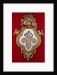 The Fleur de France, genealogical tree with thirteen portraits of Louis XV and his descendants in a fleur-de-lys shaped frame, 1765 by Glokeur de Surchamps