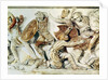 The Alexander Sarcophagus depicting a battle scene, c.325-300 BC by (after) Greek school