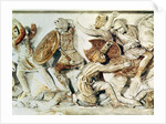 The Alexander Sarcophagus depicting a battle scene, c.325-300 BC by (after) Greek school