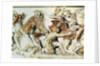 The Alexander Sarcophagus depicting a battle scene, c.325-300 BC by (after) Greek school