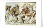 The Alexander Sarcophagus depicting a battle scene, c.325-300 BC by (after) Greek school