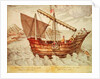A Chinese Junk by Johannes Baptista van the Younger Doetechum