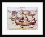 Boats in Goa by Johannes Baptista van the Younger Doetechum