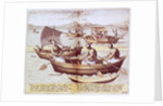 Boats in Goa by Johannes Baptista van the Younger Doetechum