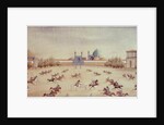Polo at Isfahan by Persian School