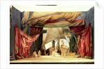 Stage model for the opera 'Tristan and Isolde' by Richard Wagner by German School