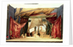 Stage model for the opera 'Tristan and Isolde' by Richard Wagner by German School