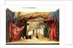 Stage model for the opera 'Tristan and Isolde' by Richard Wagner by German School
