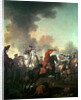 Thomas Brown at the Battle of Dettingen, 27th June 1743 by English School