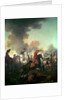 Thomas Brown at the Battle of Dettingen, 27th June 1743 by English School