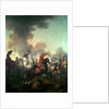 Thomas Brown at the Battle of Dettingen, 27th June 1743 by English School