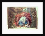 Stage model for the opera 'Tannhauser' by Richard Wagner by German School
