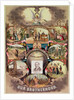 Poster of the 'Brotherhood of Locomotive Firemen of North America', 1885 by American School