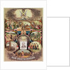 Poster of the 'Brotherhood of Locomotive Firemen of North America', 1885 by American School