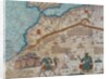 Detail from a copy of the Catalan Atlas by Abraham Cresques