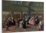 The Visiting Parlour in the Convent by Pietro Longhi