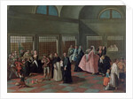 The Visiting Parlour in the Convent by Pietro Longhi