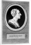 Charles Louis de Secondat, Baron de Montesquieu by Augustin de Saint-Aubin