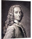 Francois Marie Arouet de Voltaire by Maurice Quentin de la Tour