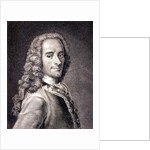 Francois Marie Arouet de Voltaire by Maurice Quentin de la Tour