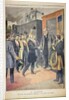 At Paris: the Arrival of President Kruger at the Gare de Lyon by French School