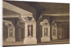 Set design for Act II Scene xx of 'The Magic Flute' by Wolfgang Amadeus Mozart by Karl Friedrich Schinkel