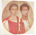 Portrait of two brothers by Roman Period Egyptian