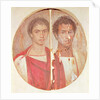 Portrait of two brothers by Roman Period Egyptian