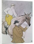 The jockey led to the start by Henri de Toulouse-Lautrec