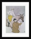 The jockey led to the start by Henri de Toulouse-Lautrec
