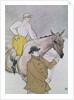 The jockey led to the start by Henri de Toulouse-Lautrec