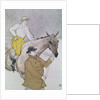 The jockey led to the start by Henri de Toulouse-Lautrec