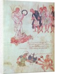 Fol.15.083 from the Psychomachia by Prudentius by School French