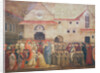 Consecration of the New Church of St. Egidio by Pope Martin V, September 1420, 1430s by Bicci di Lorenzo