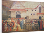 Consecration of the New Church of St. Egidio by Pope Martin V, September 1420, 1430s by Bicci di Lorenzo