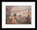 Consecration of the New Church of St. Egidio by Pope Martin V, September 1420, 1430s by Bicci di Lorenzo