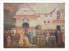 Consecration of the New Church of St. Egidio by Pope Martin V, September 1420, 1430s by Bicci di Lorenzo