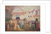 Consecration of the New Church of St. Egidio by Pope Martin V, September 1420, 1430s by Bicci di Lorenzo
