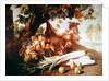 Still Life of Flowers, Game and Fruits by Alexandre-Francois Desportes