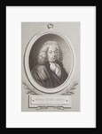 Portrait of George Frederick Handel frontispiece of a music score by French School