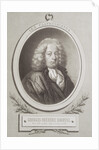 Portrait of George Frederick Handel frontispiece of a music score by French School