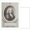 Portrait of George Frederick Handel frontispiece of a music score by French School