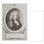 Portrait of George Frederick Handel frontispiece of a music score by French School