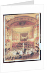 Performance of Bach's The Passion, in the Ancient Conservatory, 16th May 1885 by Unknown Artist