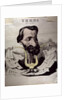 Giuseppe Verdi, caricature, 1860's by Georges Labadie Pilotell