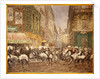 The release of the evening newspapers, rue du Croissant in 1914 by Jean-Louis Lefort