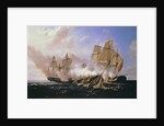 Battle Between the Frigate 'Pomone' and the English Frigates 'Alcestis and Active', 29 November 1667, 1811 by Pierre Julien Gilbert