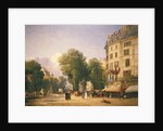 Boulevard des Capucines on the Corner of Rue de la Paix, Paris, 1829 by Caleb Robert Stanley